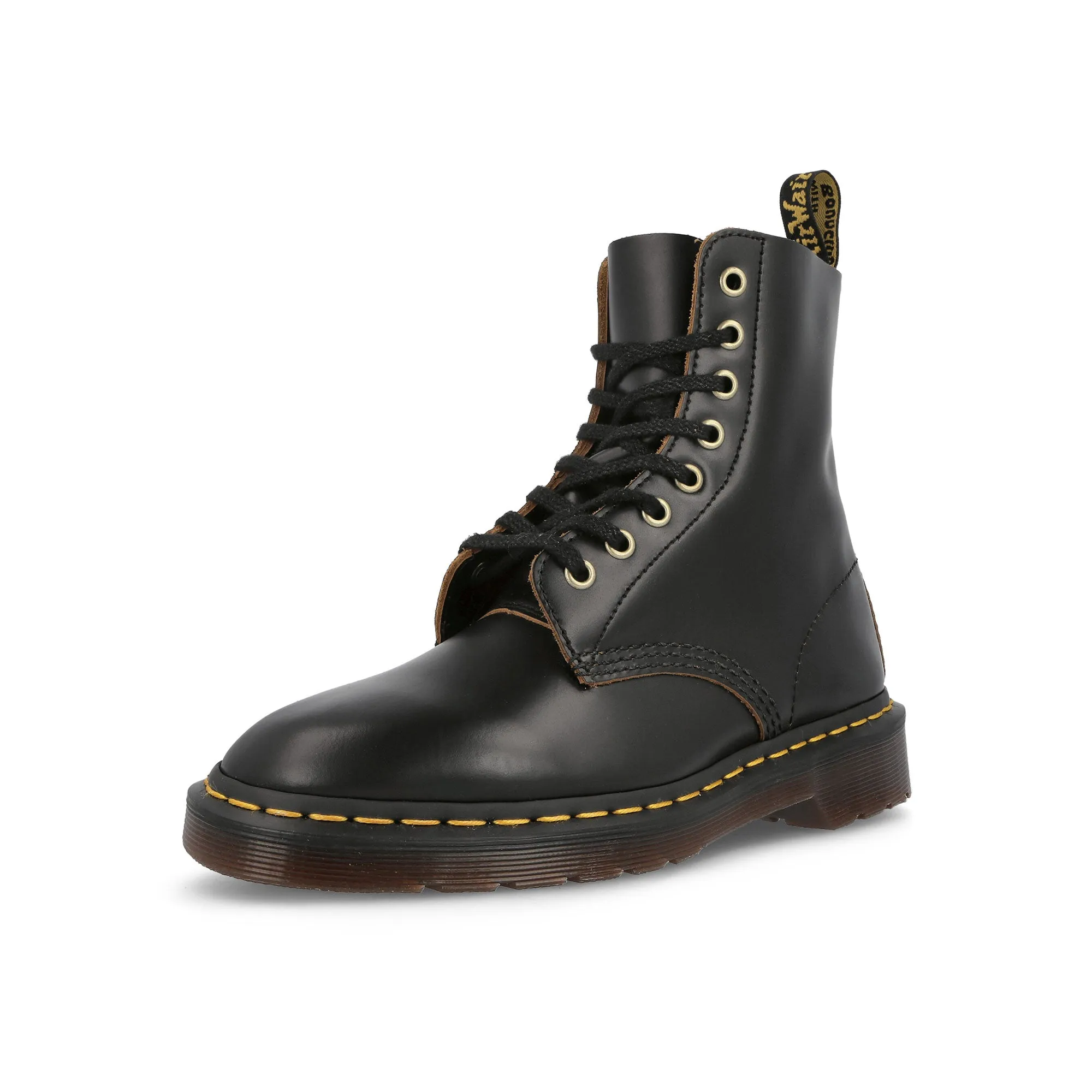 1460 Pascal Black Vintage Smooth