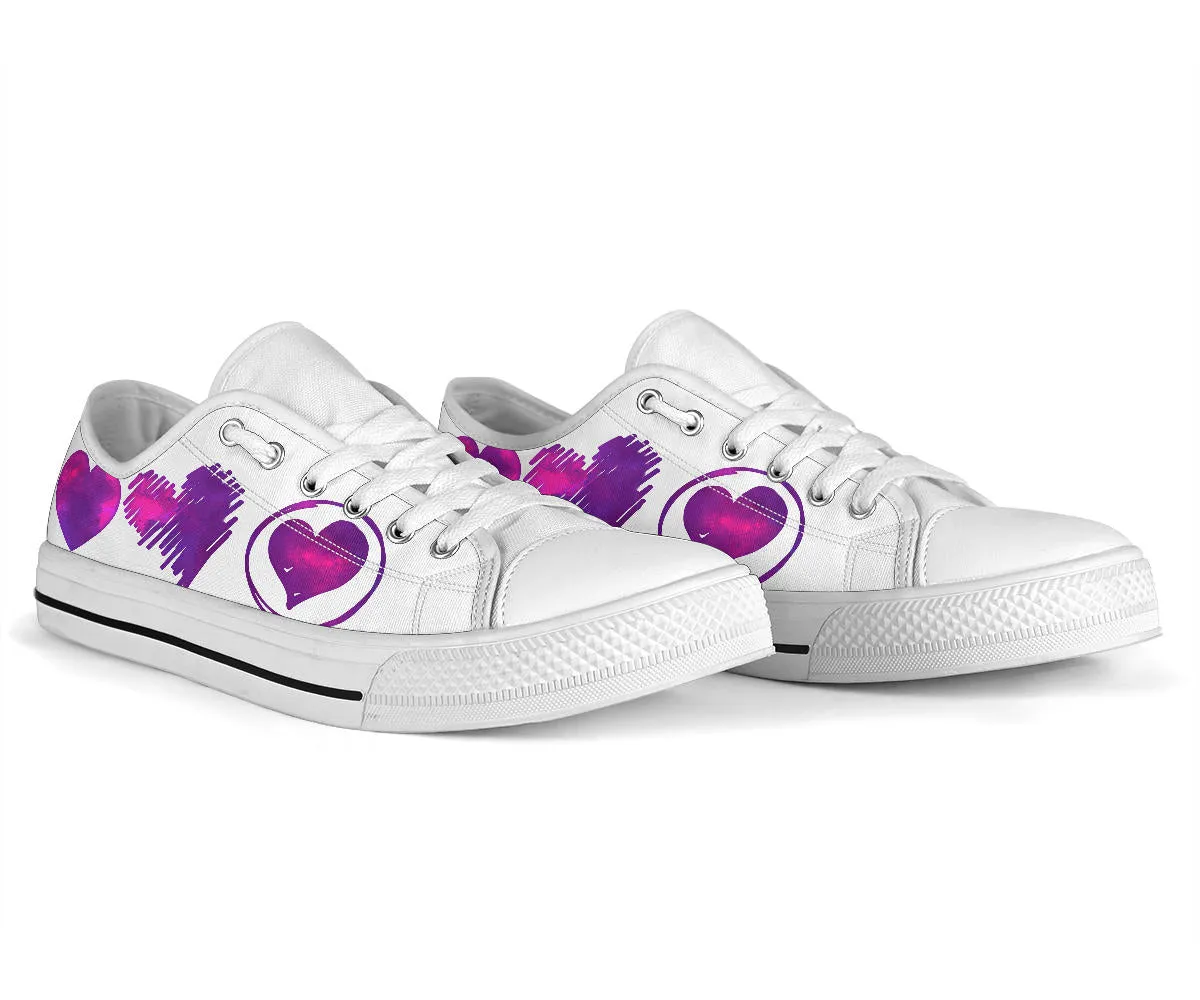 3 Hearts Sneakers