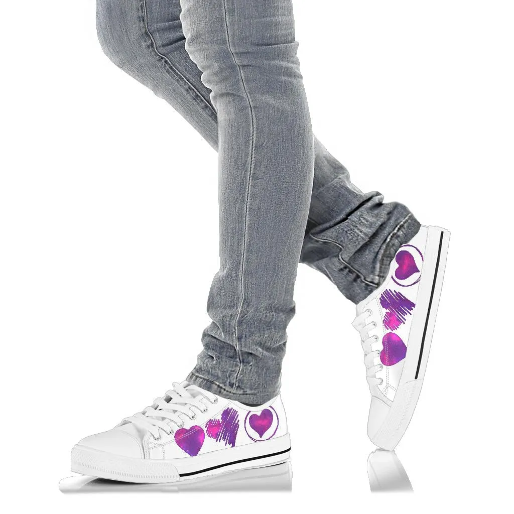 3 Hearts Sneakers