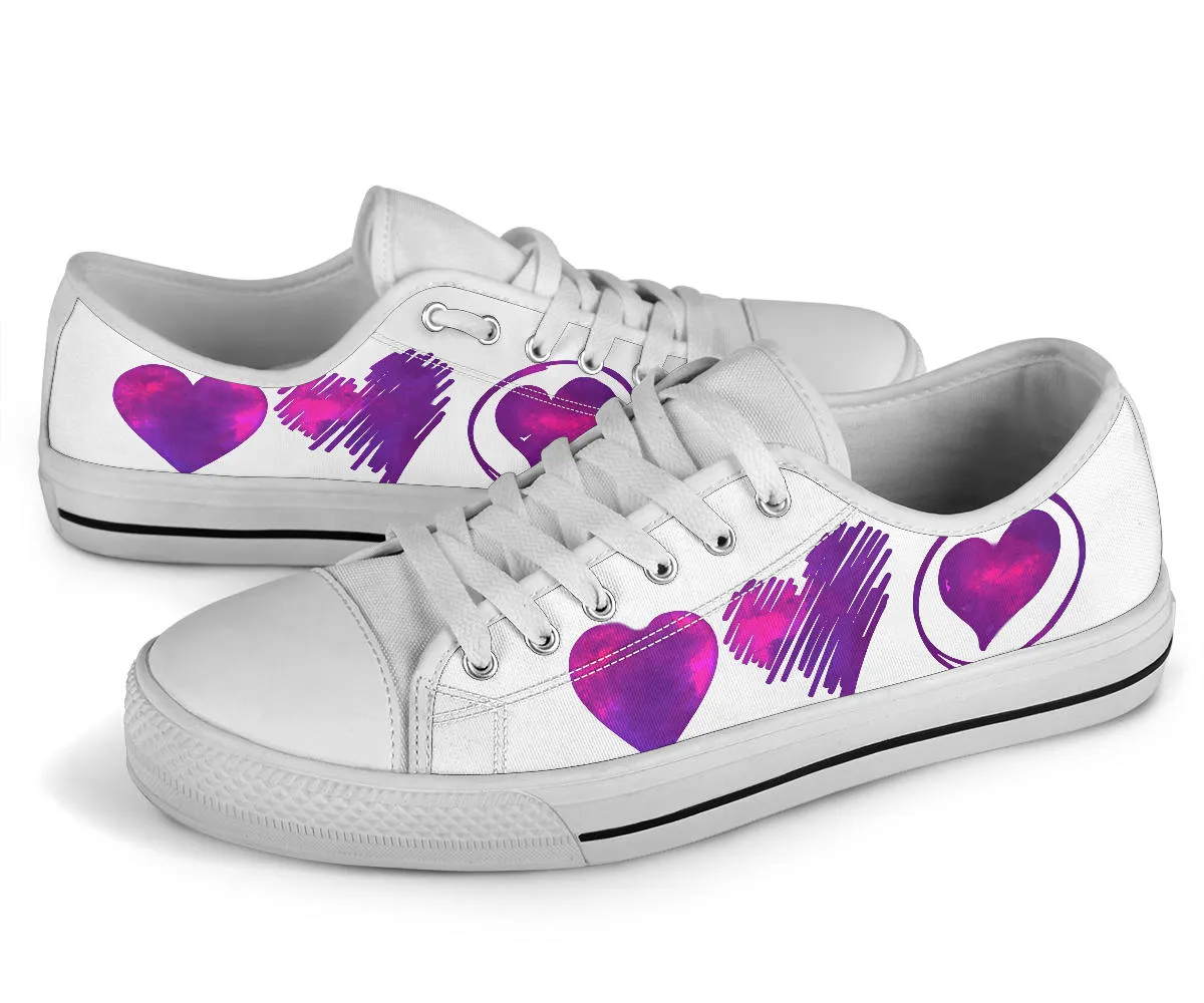 3 Hearts Sneakers