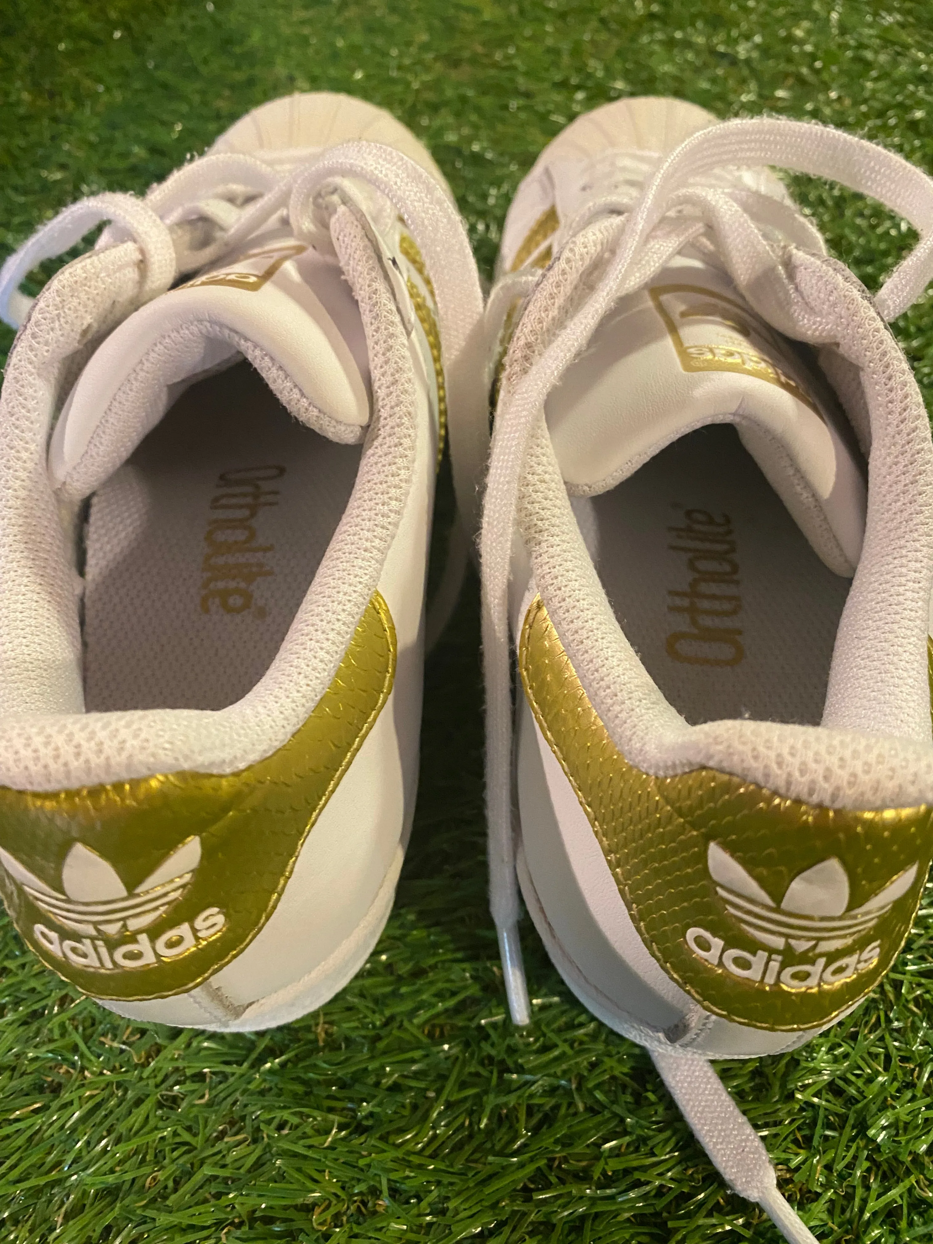 Adidas Originals Superstar J Unisex Boxed Trainers UK Size 4 US Size 4.5 Vintage