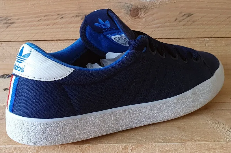 Adidas Team GB Low Canvas Trainers UK8/US8.5/EU42 V22042 Navy/Blue/White/Red