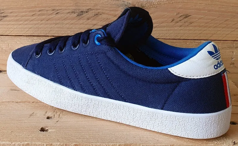Adidas Team GB Low Canvas Trainers UK8/US8.5/EU42 V22042 Navy/Blue/White/Red