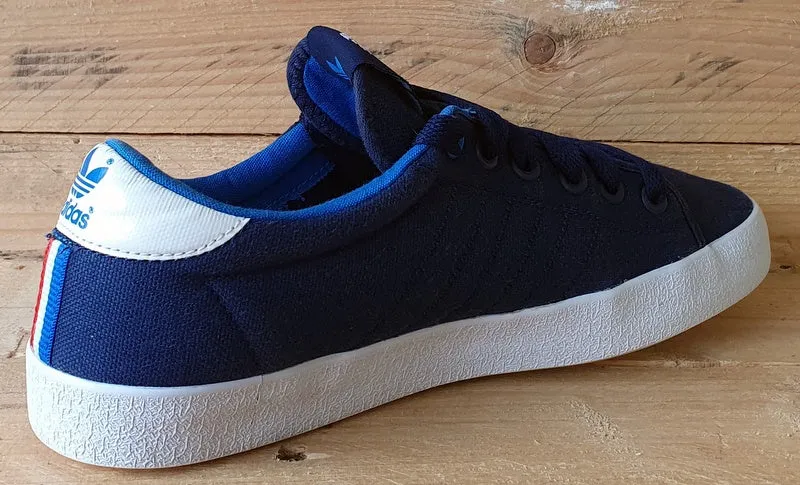 Adidas Team GB Low Canvas Trainers UK8/US8.5/EU42 V22042 Navy/Blue/White/Red