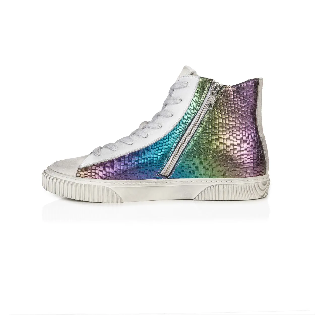 Basquette: Rainbow High Top Trainers
