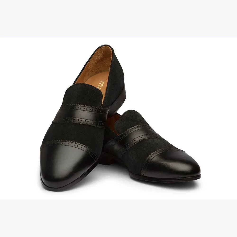 Black Gladiator Loafers
