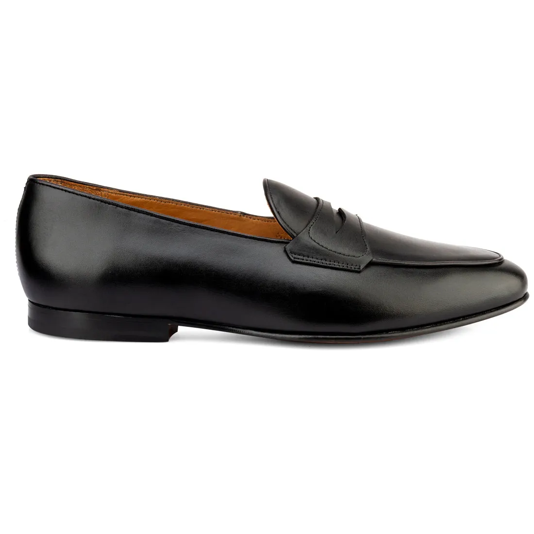 Black Penny Belgian Loafers