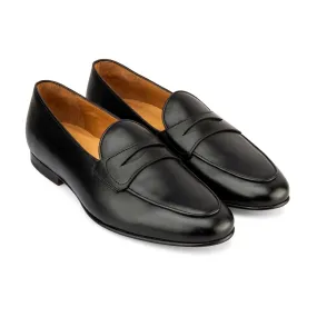 Black Penny Belgian Loafers