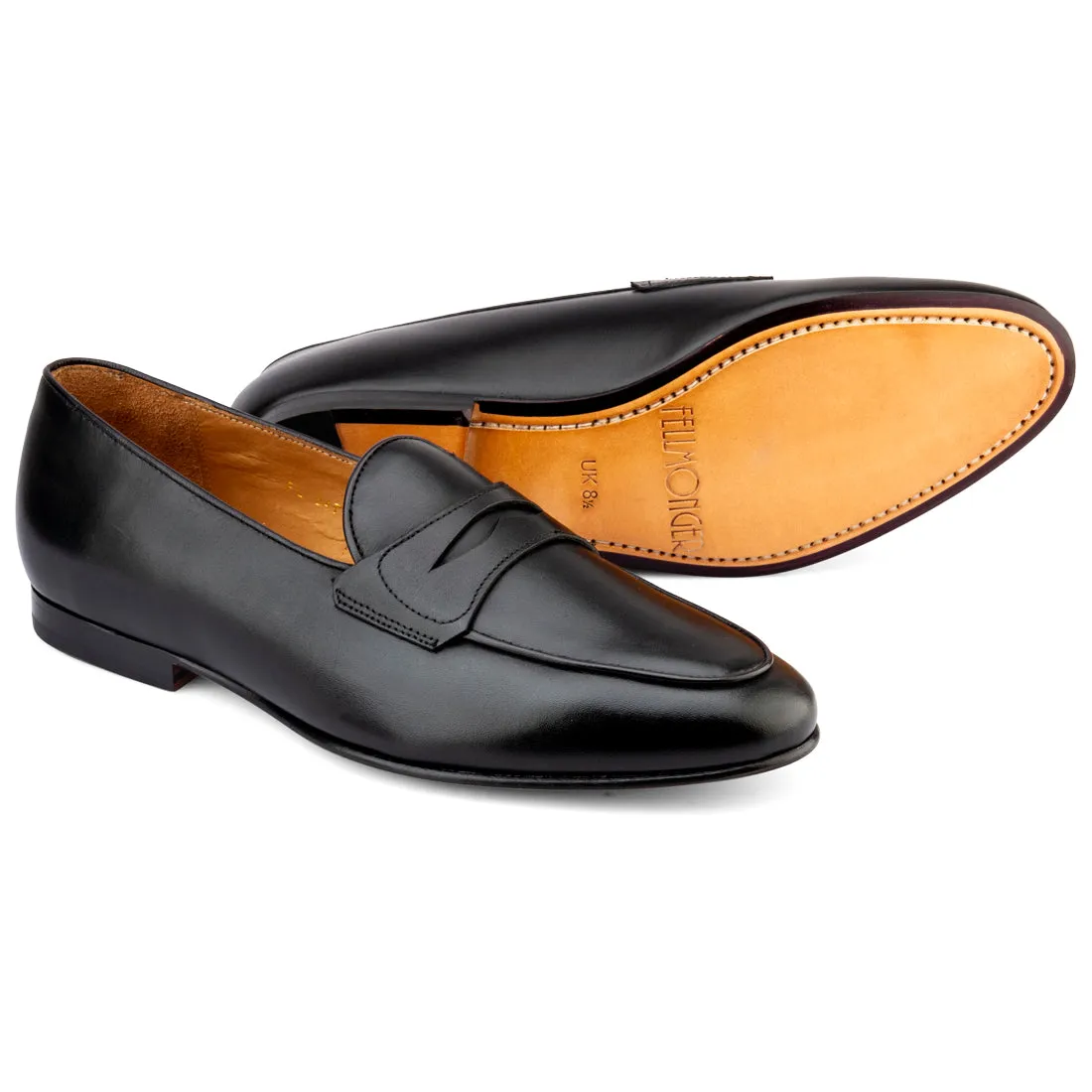Black Penny Belgian Loafers