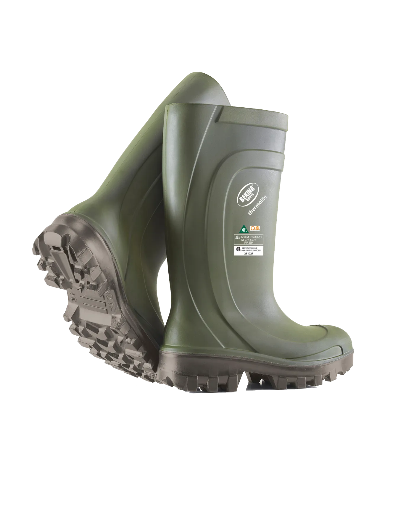 Boots - Bekina® Thermolite Insulated Safety PU Boots 15", Z090GG