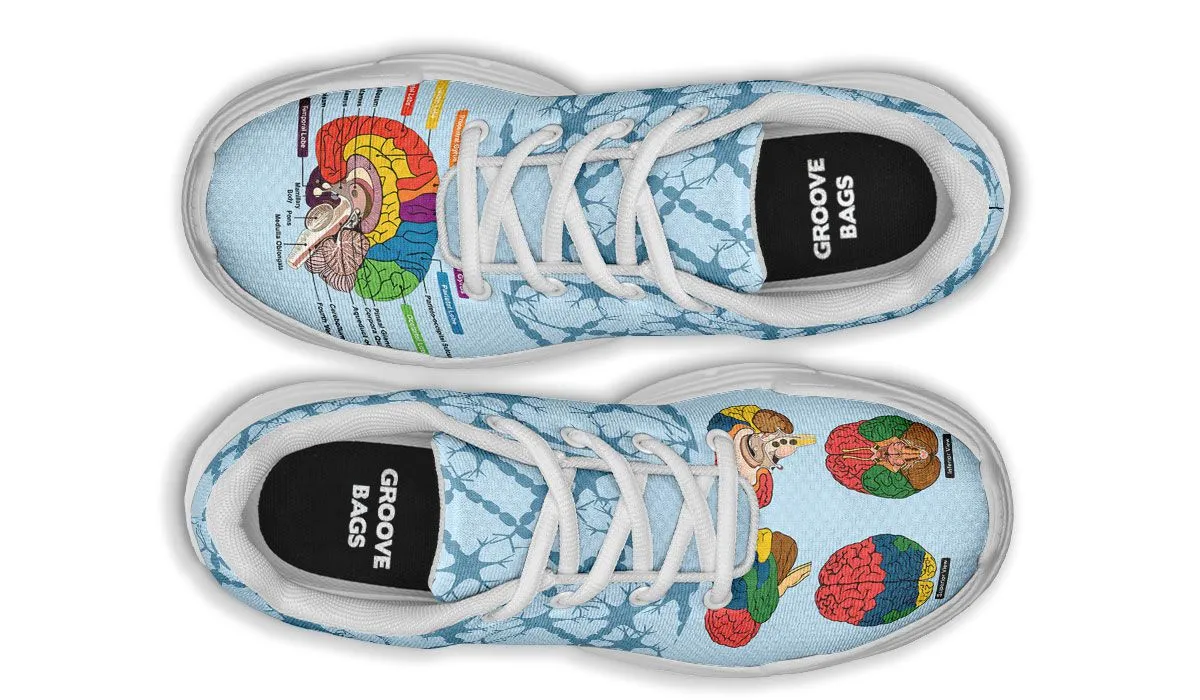 Brain Diagram Chunky Sneakers