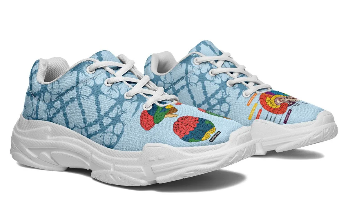 Brain Diagram Chunky Sneakers
