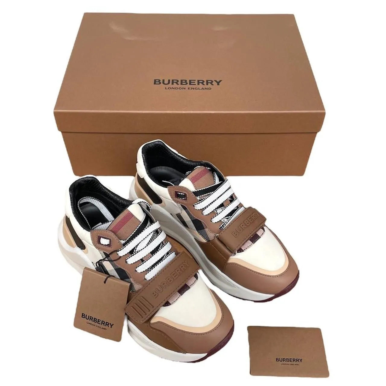 Burberry Ramsey Vintage Trainers Uk 5.5