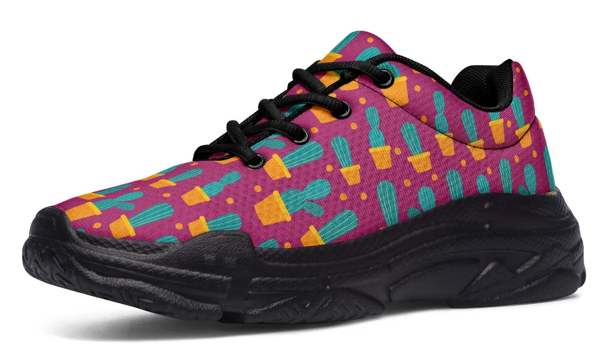 Cactus Fun Chunky Sneakers