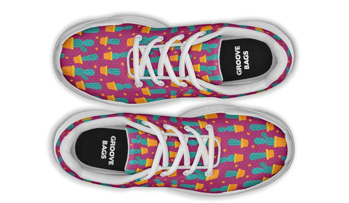 Cactus Fun Chunky Sneakers