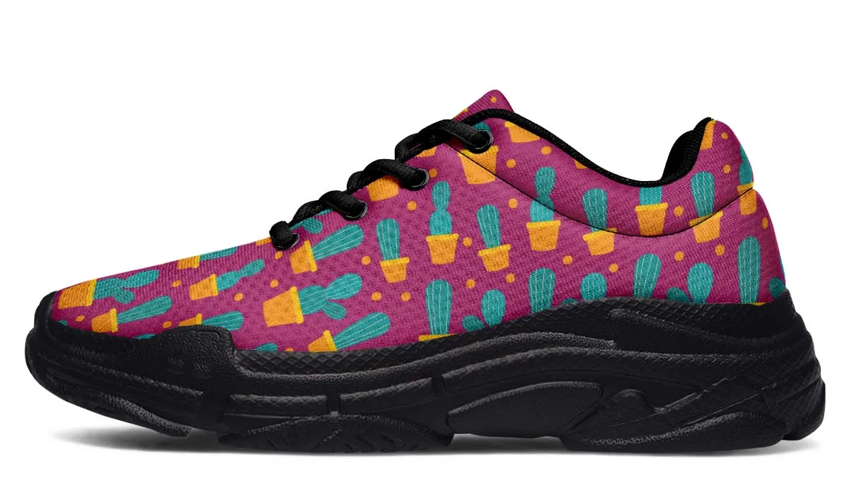 Cactus Fun Chunky Sneakers