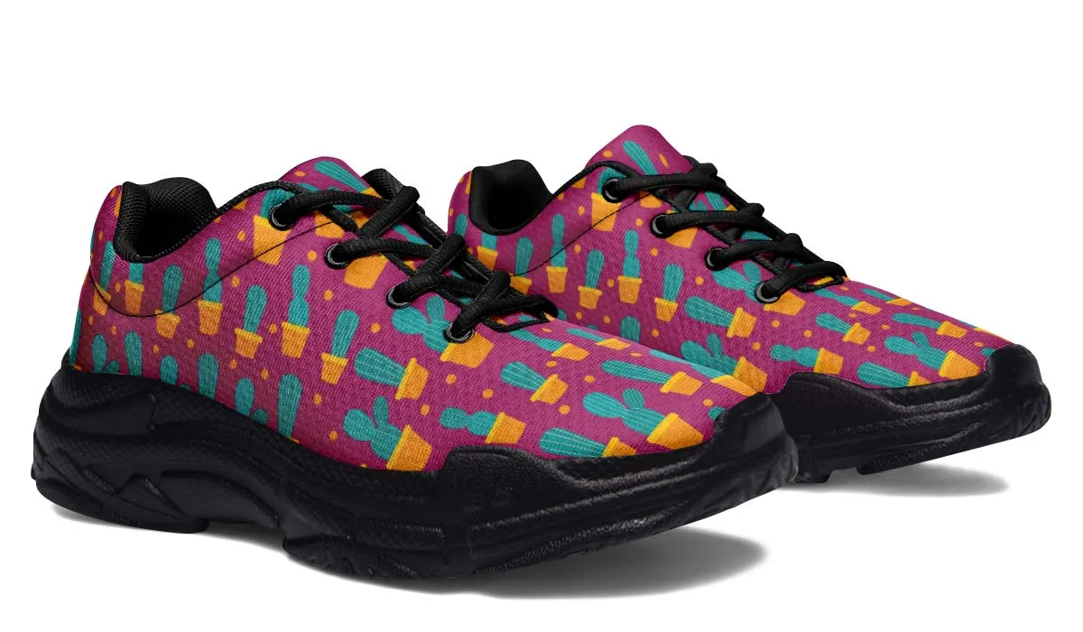 Cactus Fun Chunky Sneakers