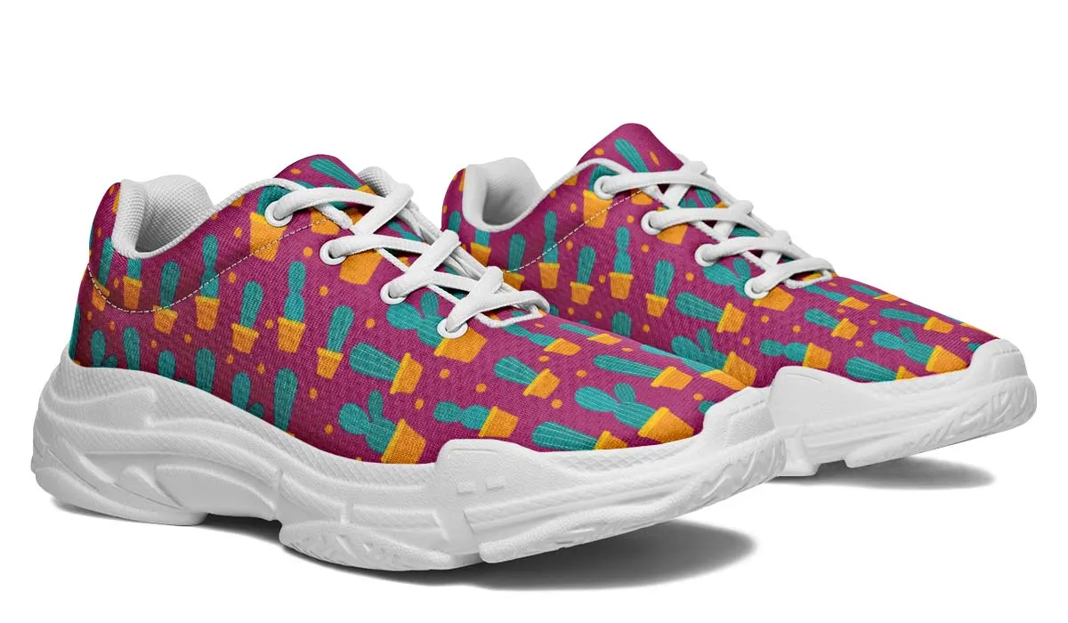 Cactus Fun Chunky Sneakers