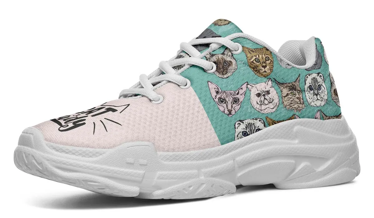 Cat Lady Chunky Sneakers
