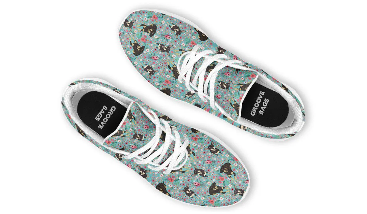 Chiweenie Flower Sneakers