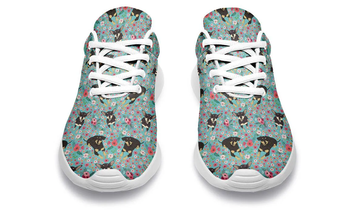 Chiweenie Flower Sneakers