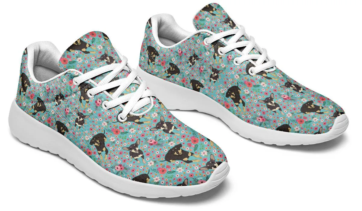 Chiweenie Flower Sneakers