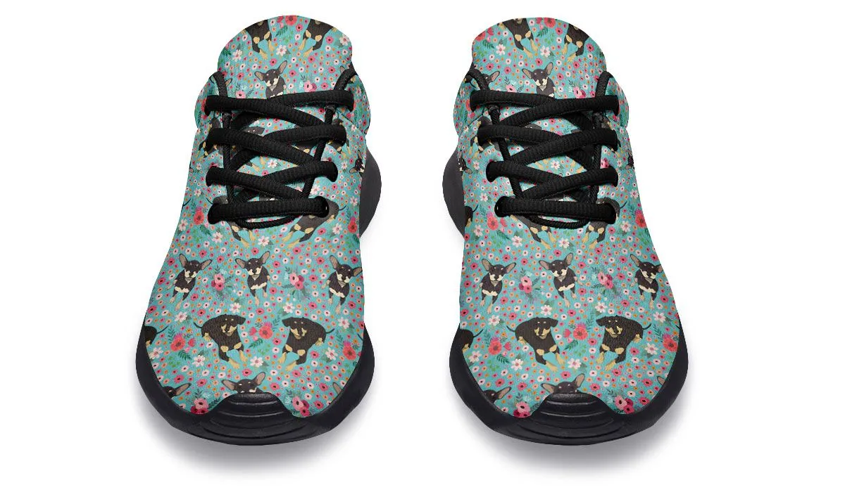 Chiweenie Flower Sneakers