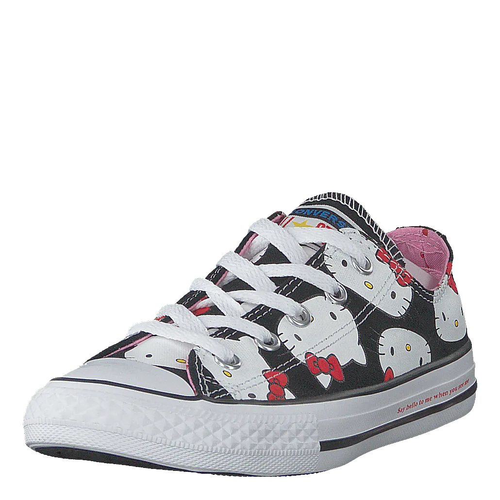 Chuck Taylor All Star Ox Black/prism Pink/white