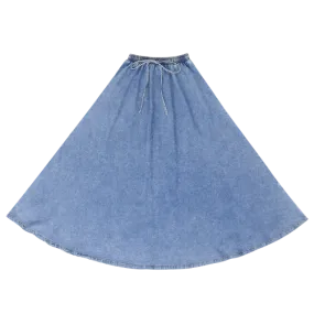 Classic Denim High Waist Skirt