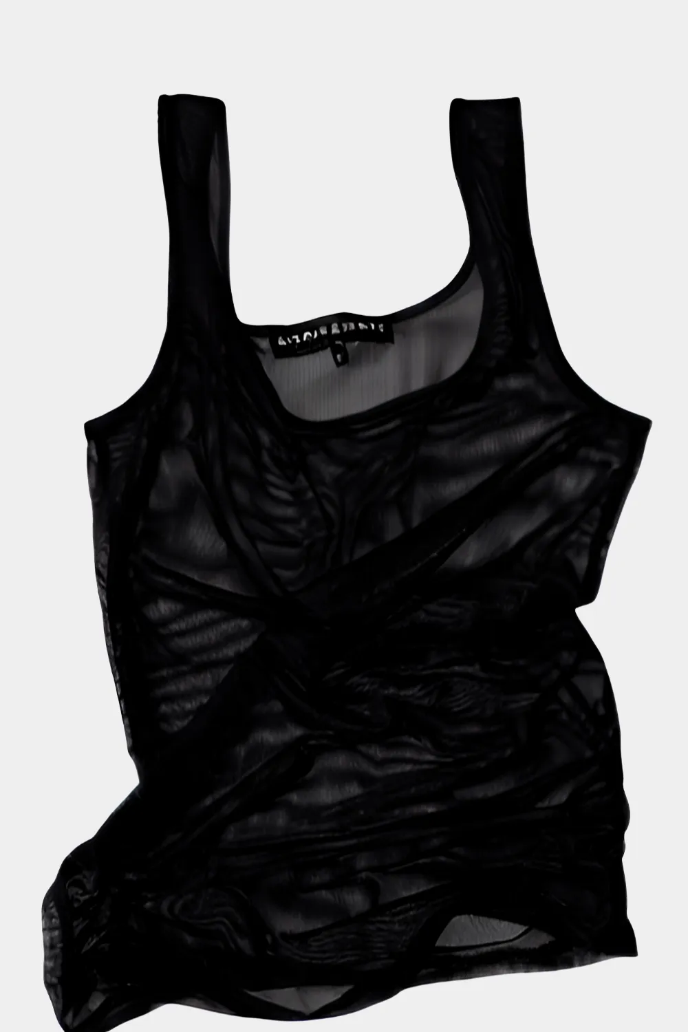 Classic Mesh Tank Black