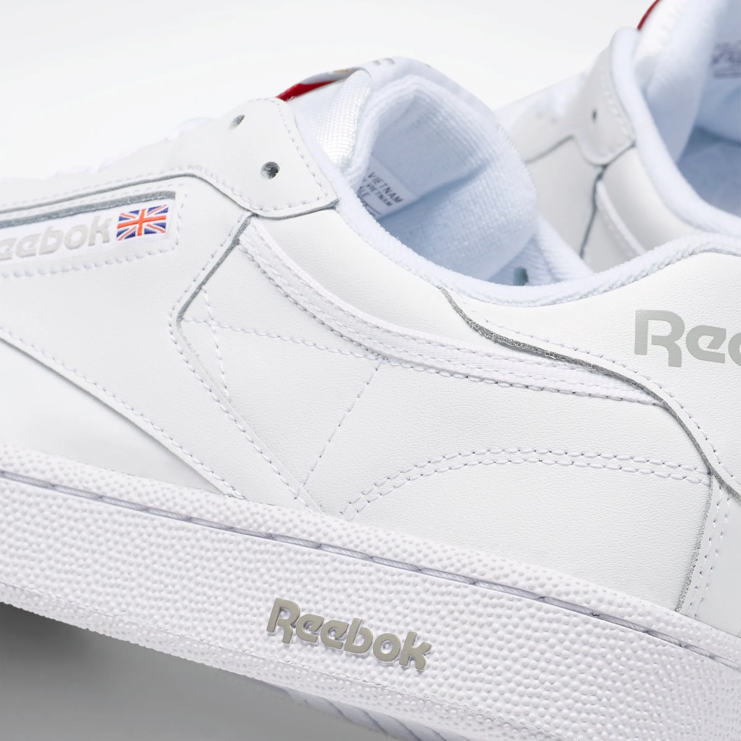 Club C 85 Shoes Int-White/Sheer Grey