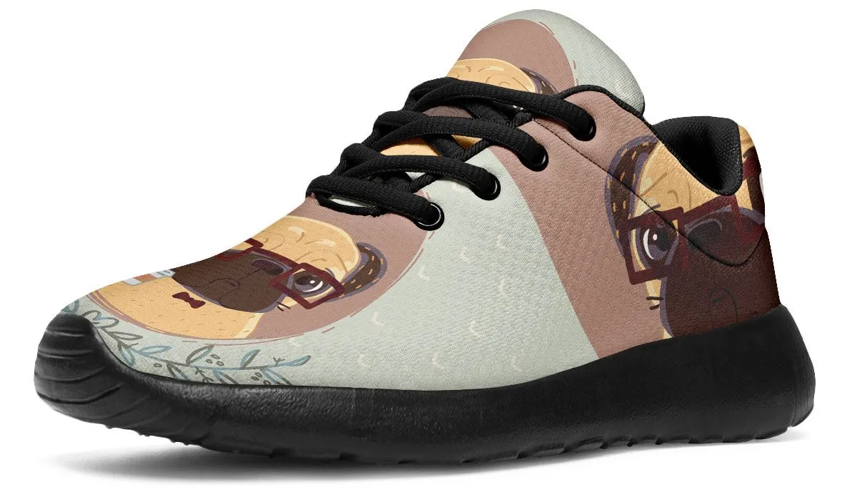 Coffee Pug Sneakers