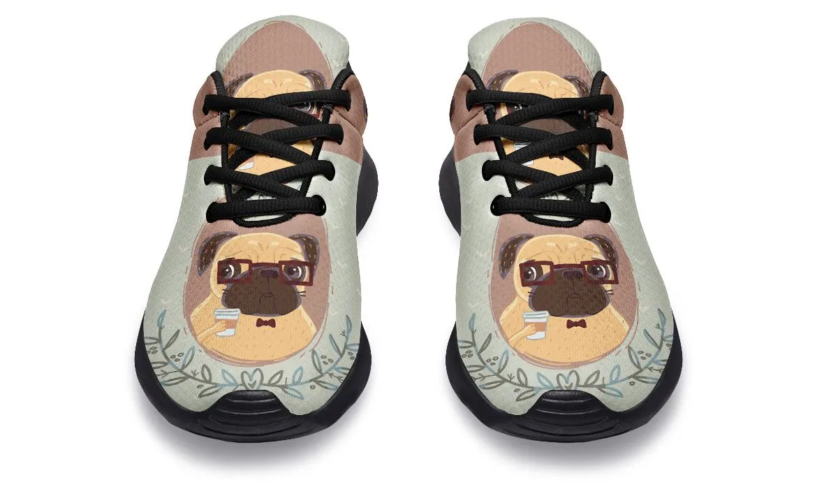 Coffee Pug Sneakers