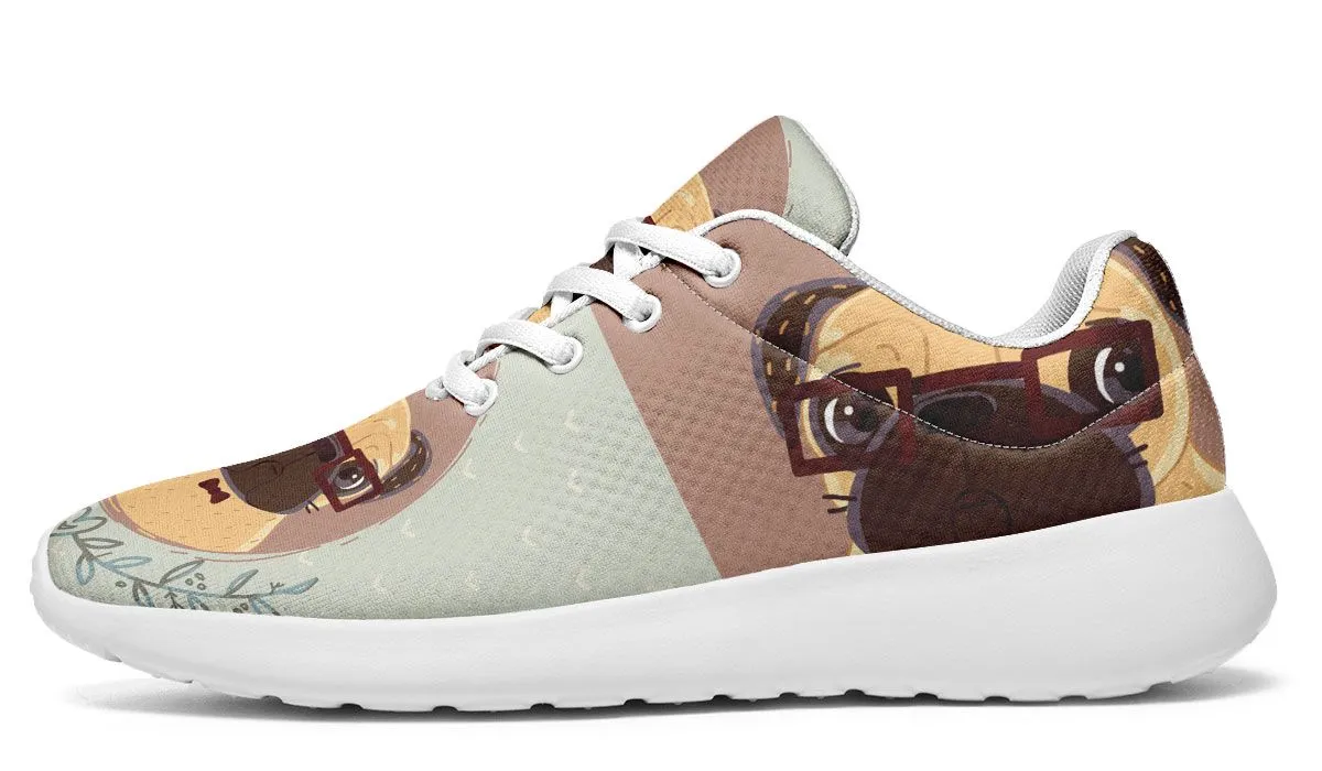 Coffee Pug Sneakers