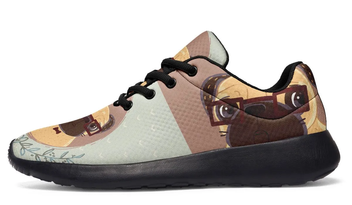 Coffee Pug Sneakers