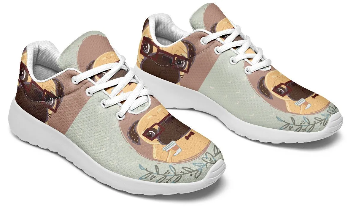 Coffee Pug Sneakers