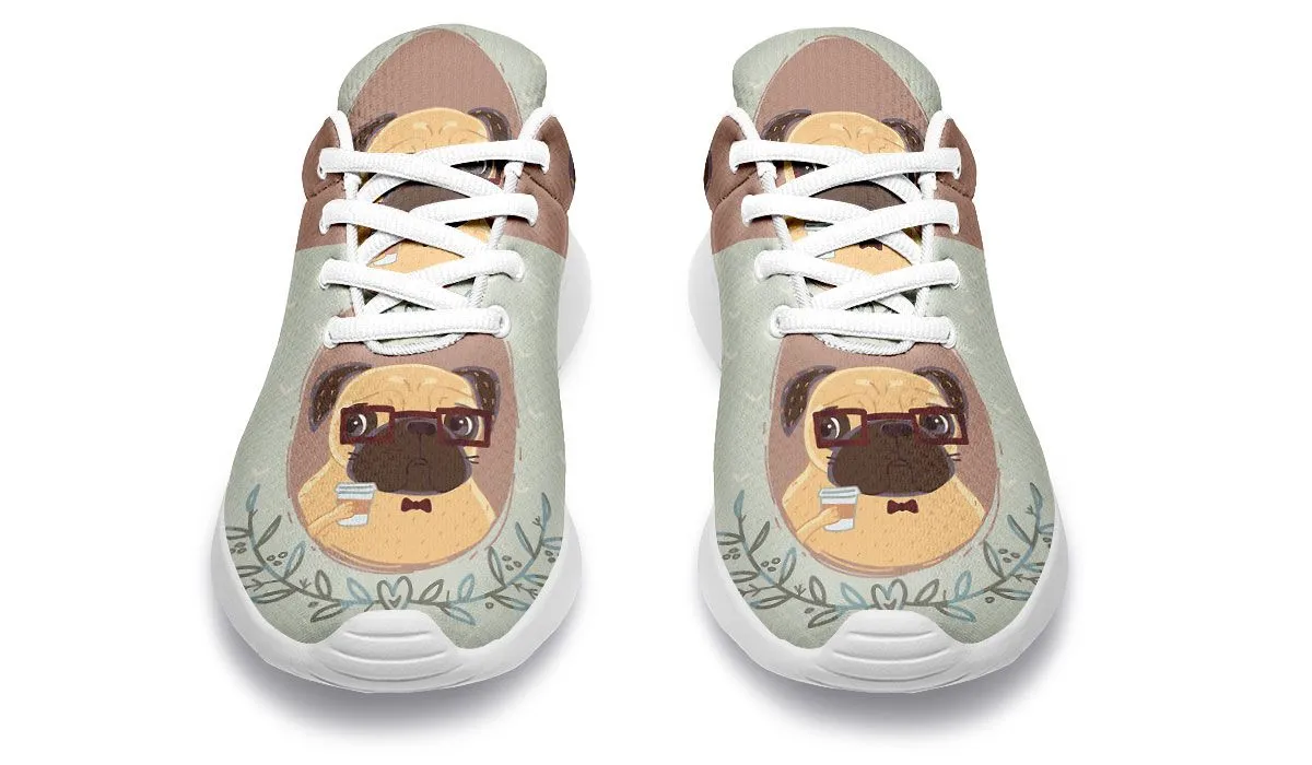 Coffee Pug Sneakers