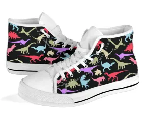 Colorful Dinosaurs - Dinosaur High Tops