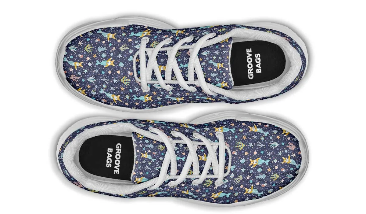 Corgi Mermaid Chunky Sneakers