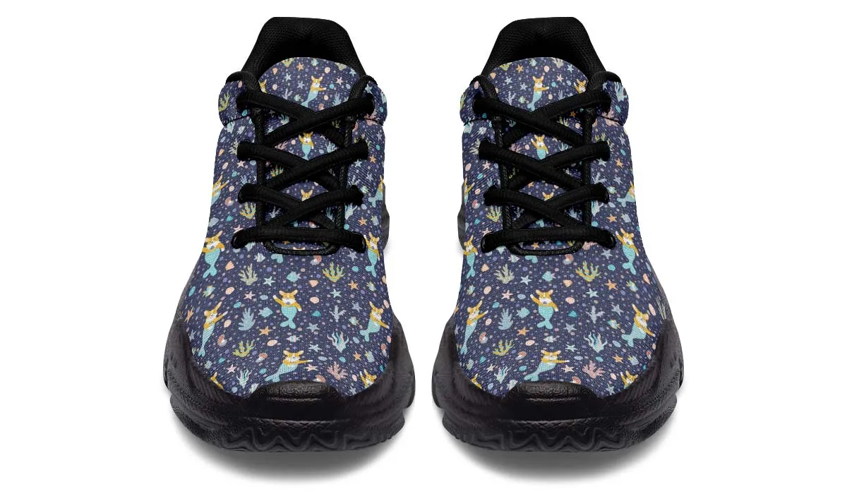 Corgi Mermaid Chunky Sneakers