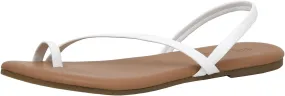 CUSHIONAIRE Women's Catalina toe ring Sandal with Memory Foam