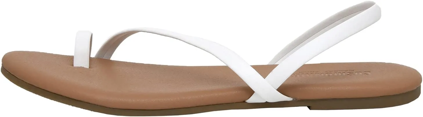 CUSHIONAIRE Women's Catalina toe ring Sandal with Memory Foam