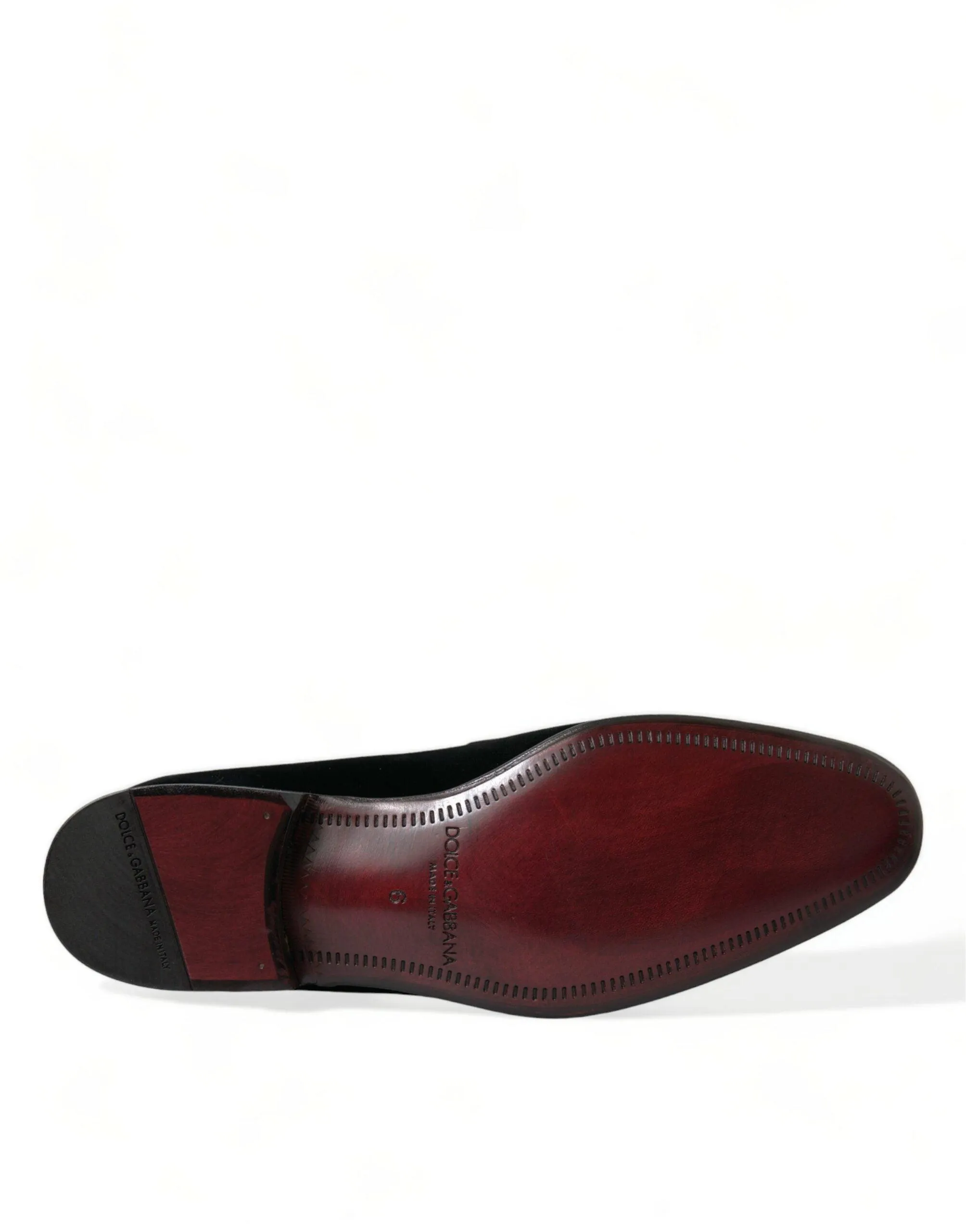 Dolce & Gabbana Black Velvet Loafers