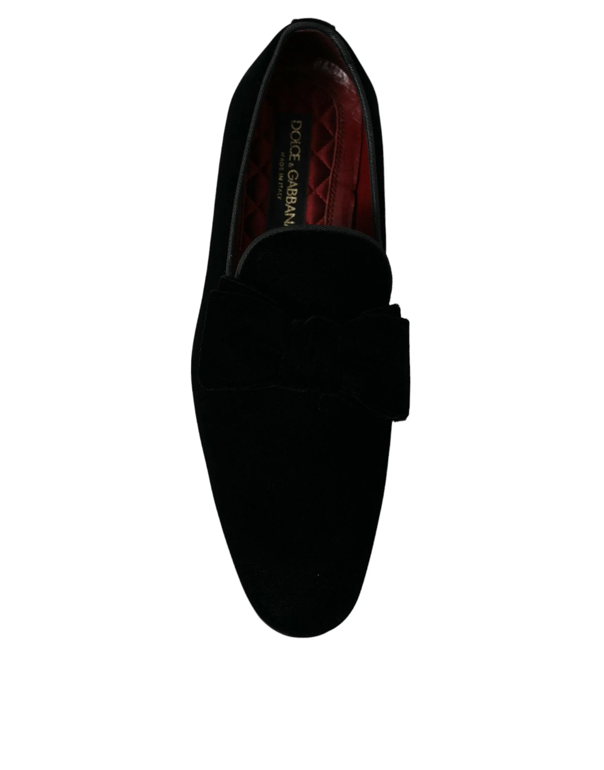 Dolce & Gabbana Black Velvet Loafers
