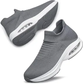 DOUSSPRT Womens Walking Shoes Sock Casual Ladies Fashion Sneakers Comfortable Slip On Air Cushion Platform DOUSSPRT Womens Walking Shoes Sock Casual Ladies Fashion Sneakers Comfortable Slip On Air Cushion Platform