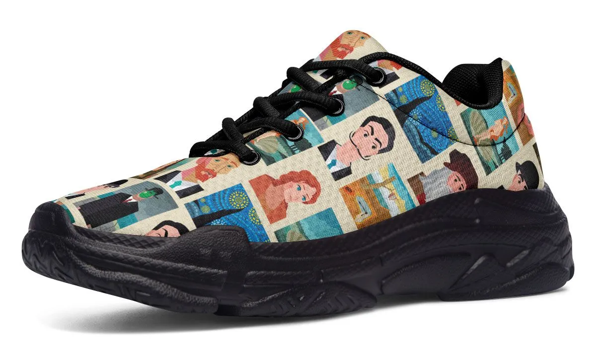 Famous Painters Chunky Sneakers