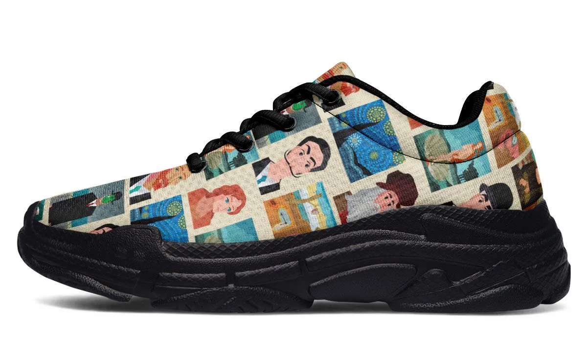 Famous Painters Chunky Sneakers