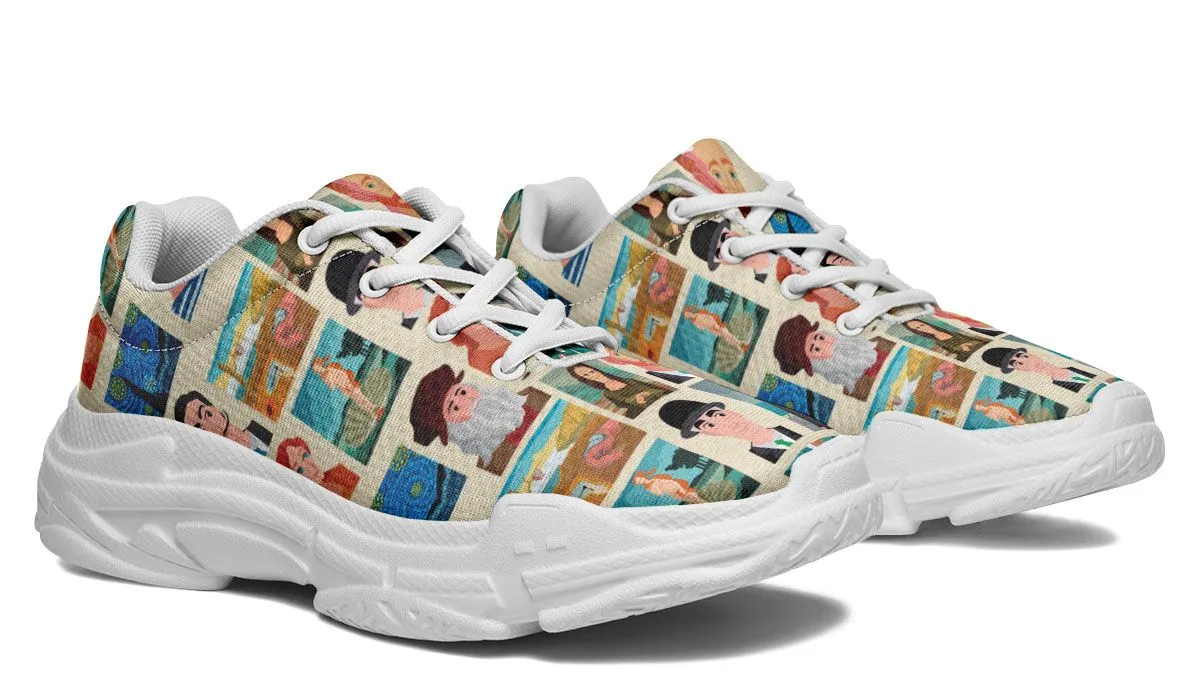 Famous Painters Chunky Sneakers