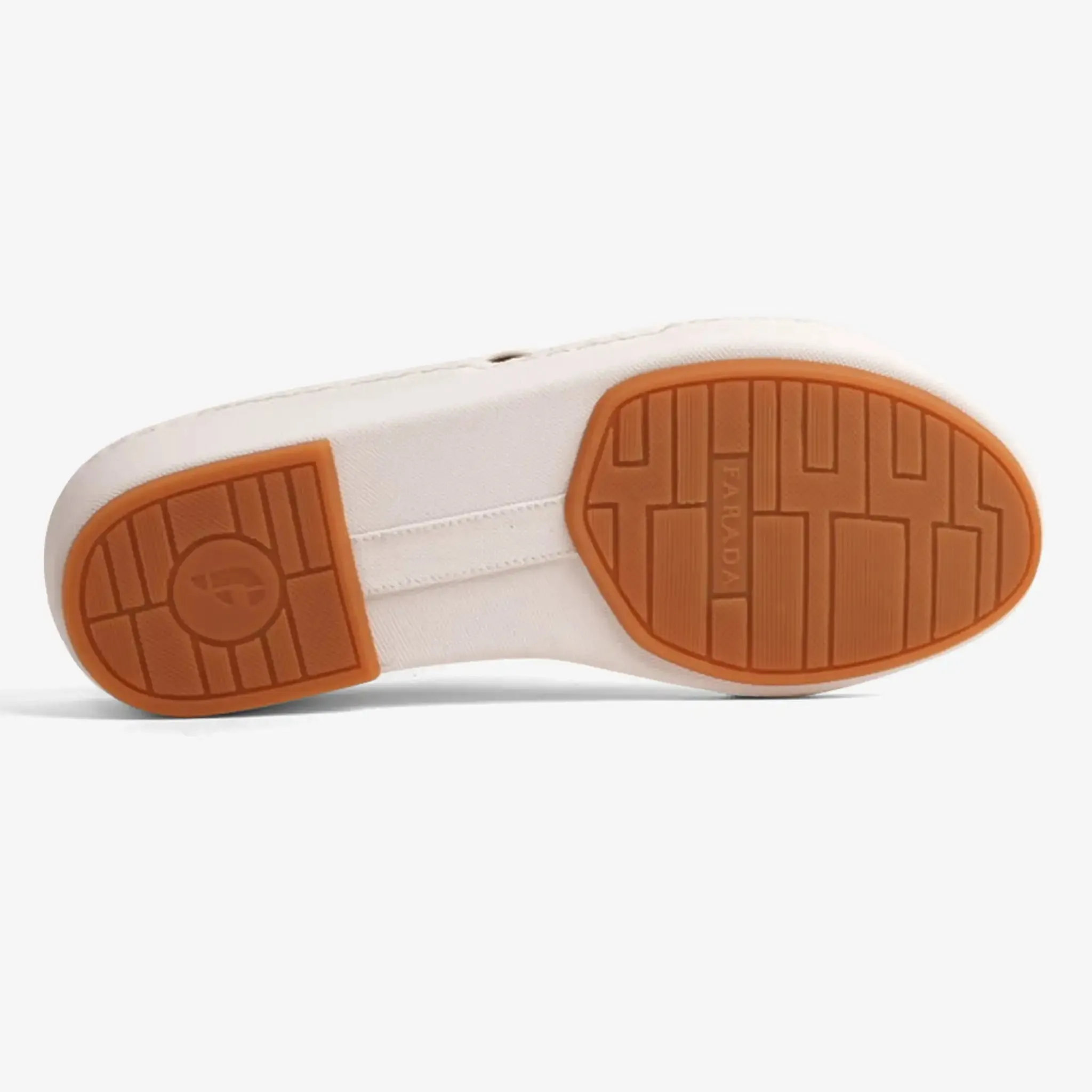 FARADA CLASSIC LEATHER SANDALS WITH TRADITIONAL DESIGN WHITE