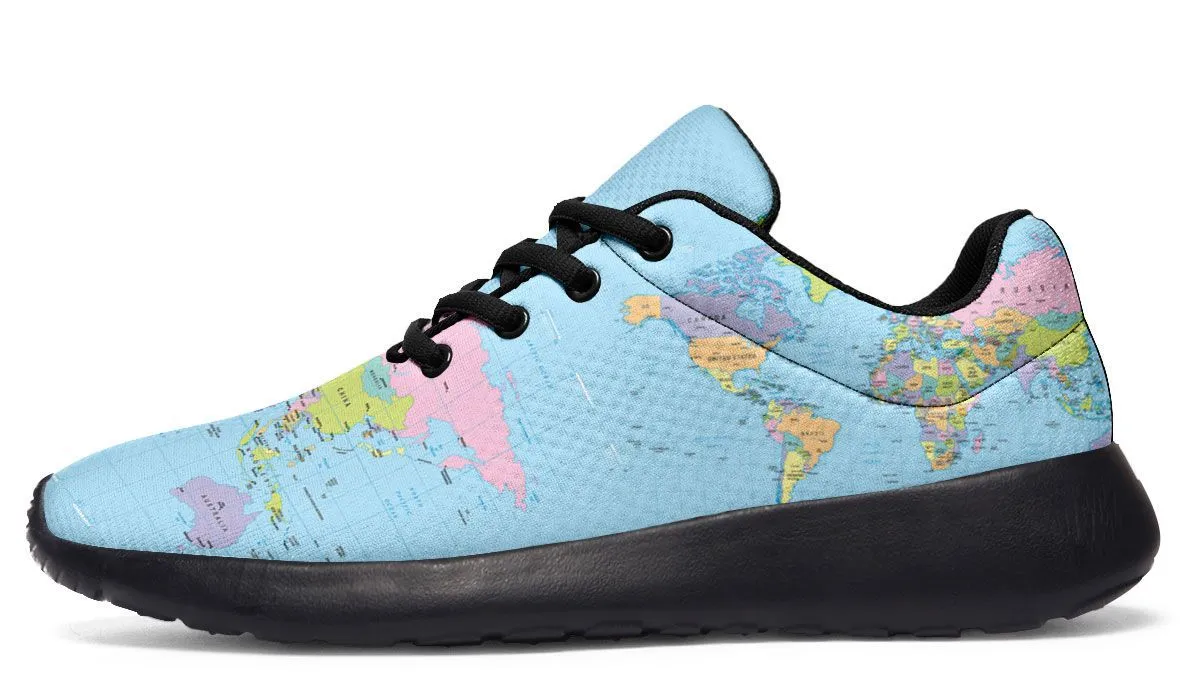 Geography Globe Sneakers